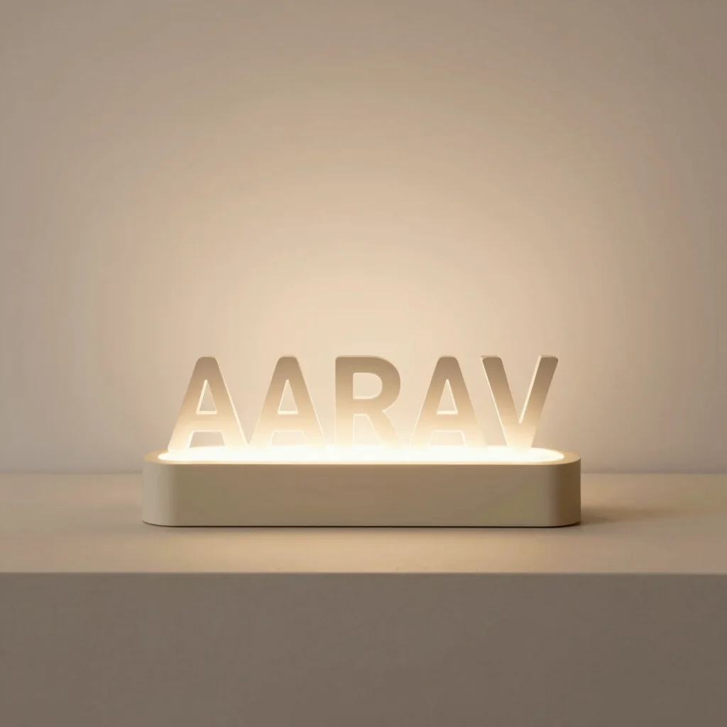 Name Night Light